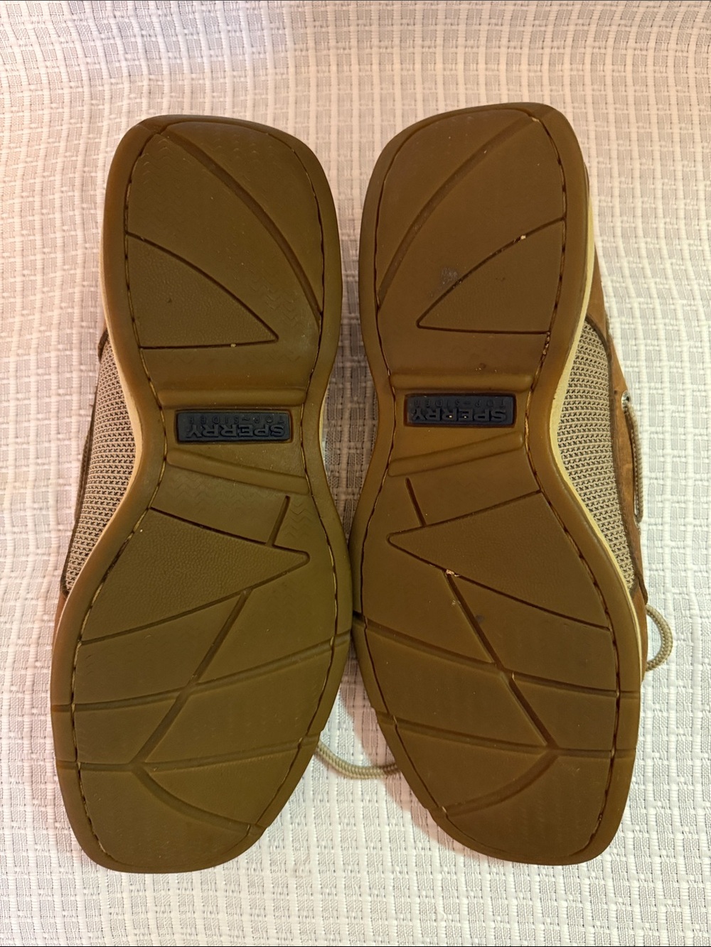 Sperry Tan/Brown Leather Classic Boat Shoes - Picture 7 of 7